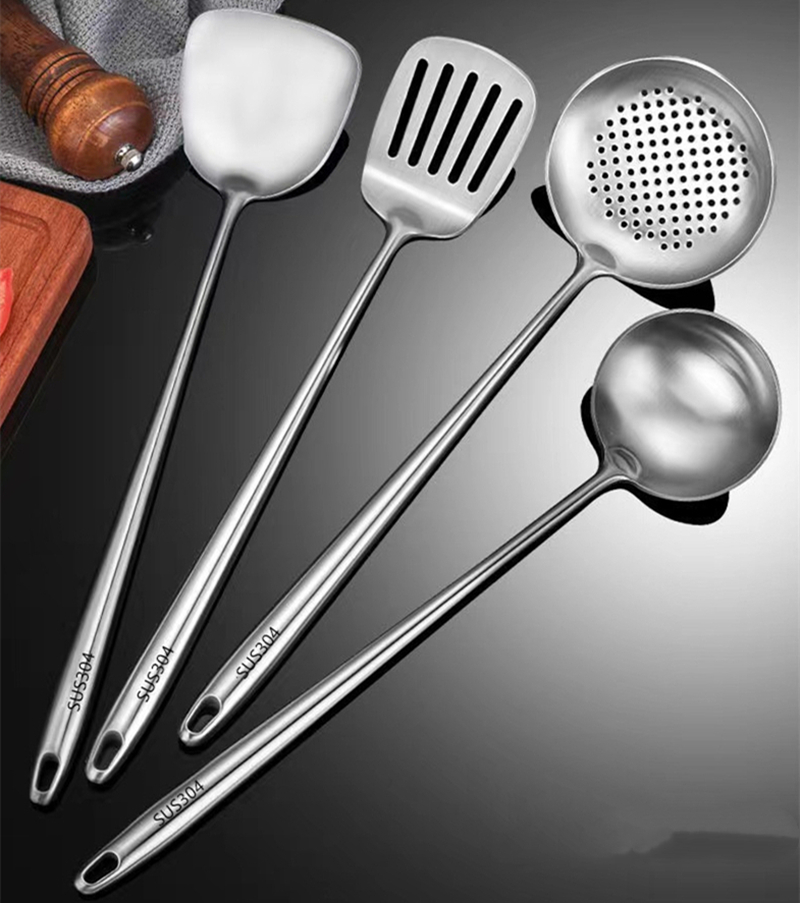 Okonomiyaki Spatula - 304 Stainless Steel Wok Spatula Metal