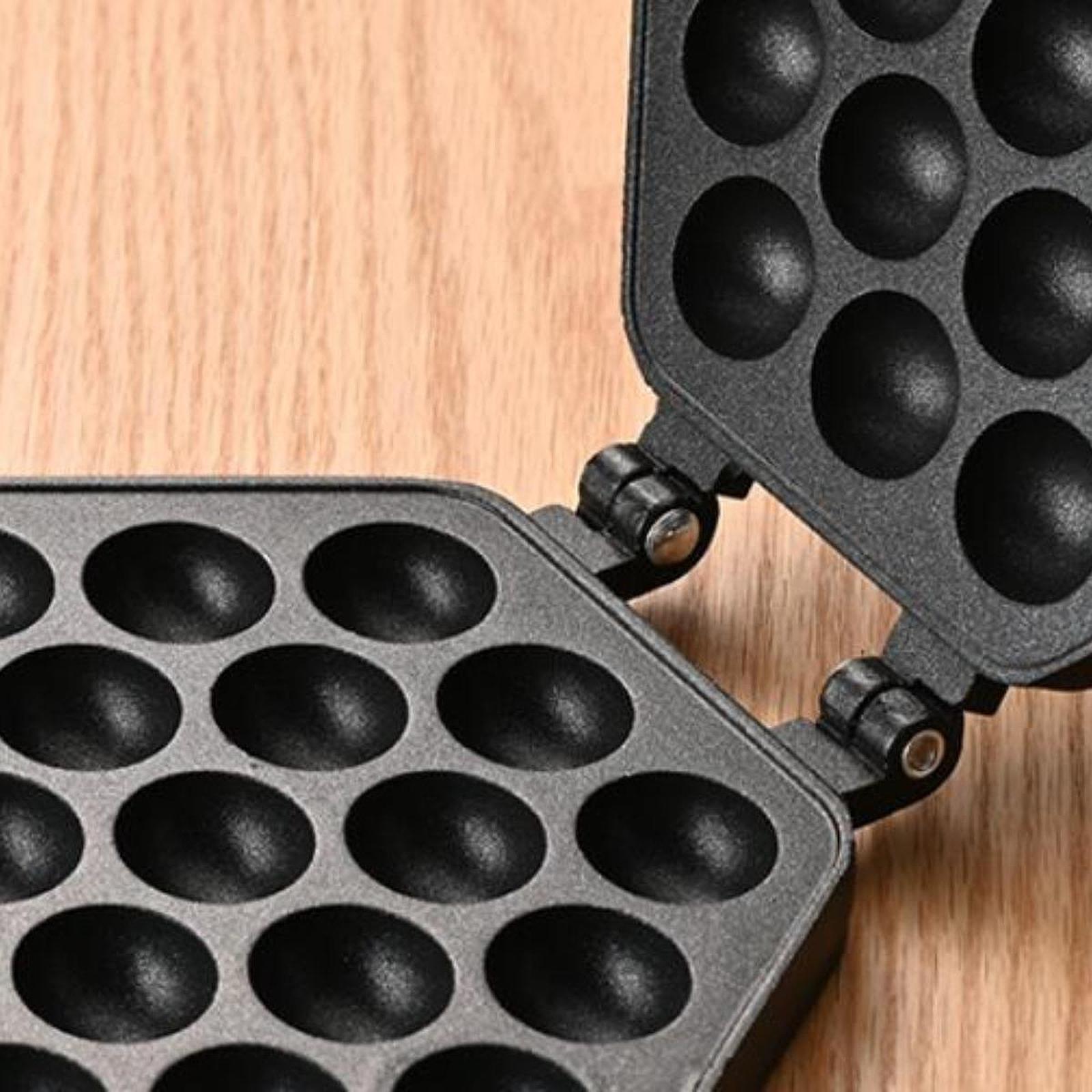 Egg Waffle Pan - Bubble Waffle Maker Pan Homemade DIY