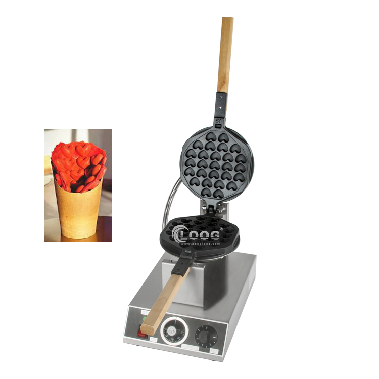 Egg Waffle Pan - 110V 220V Electric Heart Shape Bubble