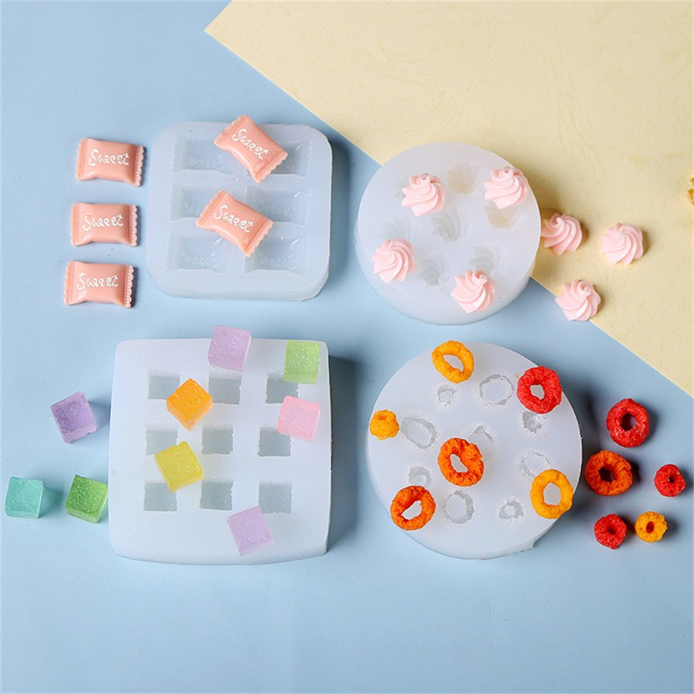 Donut Mold Silicone - 3D Mini Fondant Silicone Mold DIY
