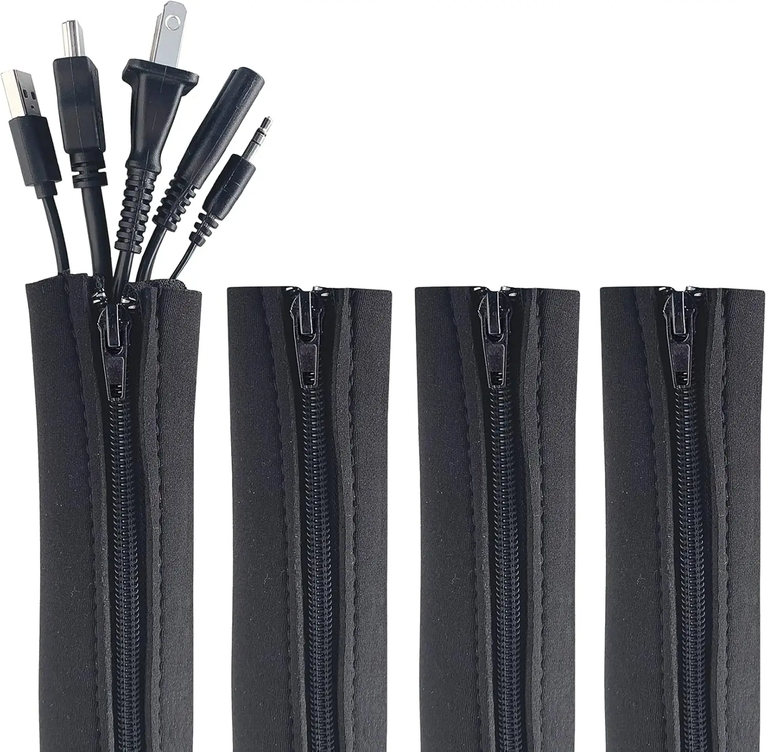 Spring Roll Wrapper - Universal Cable Management Sleeve Cord Organizer
