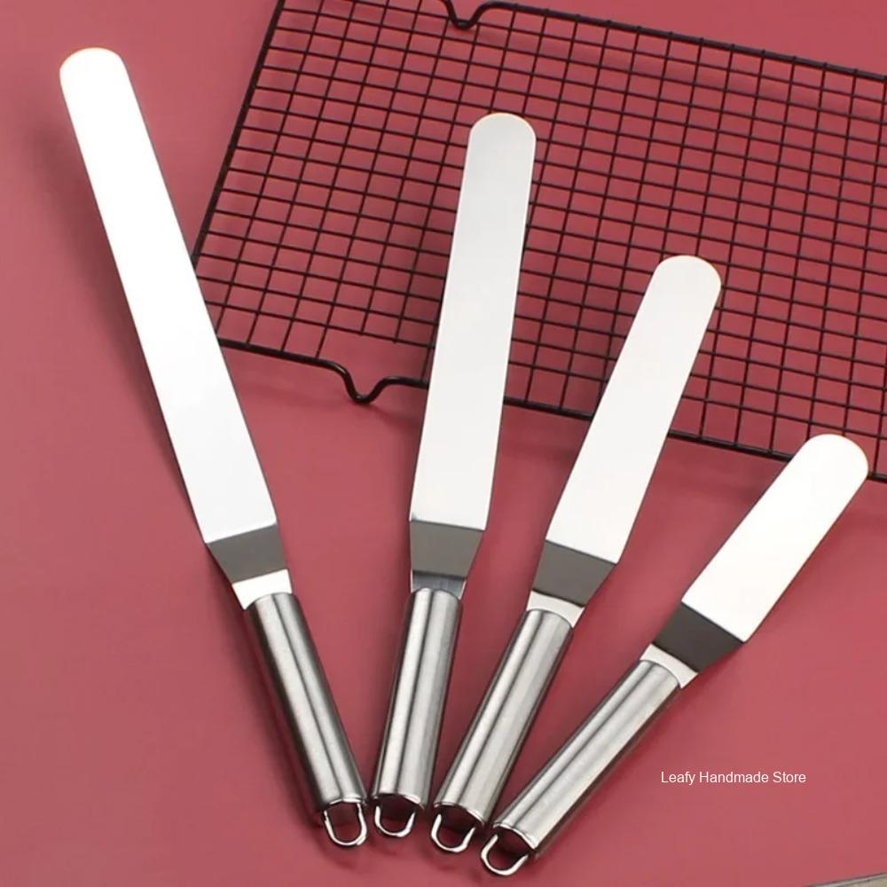 Okonomiyaki Spatula - 6/8/10/12 Inch Stainless Steel Cream Icing