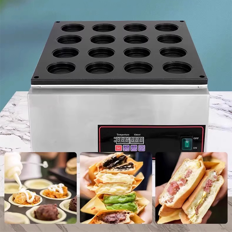Wheel cake machine Commercial  - Egg Waffle Pan のレビューと価格