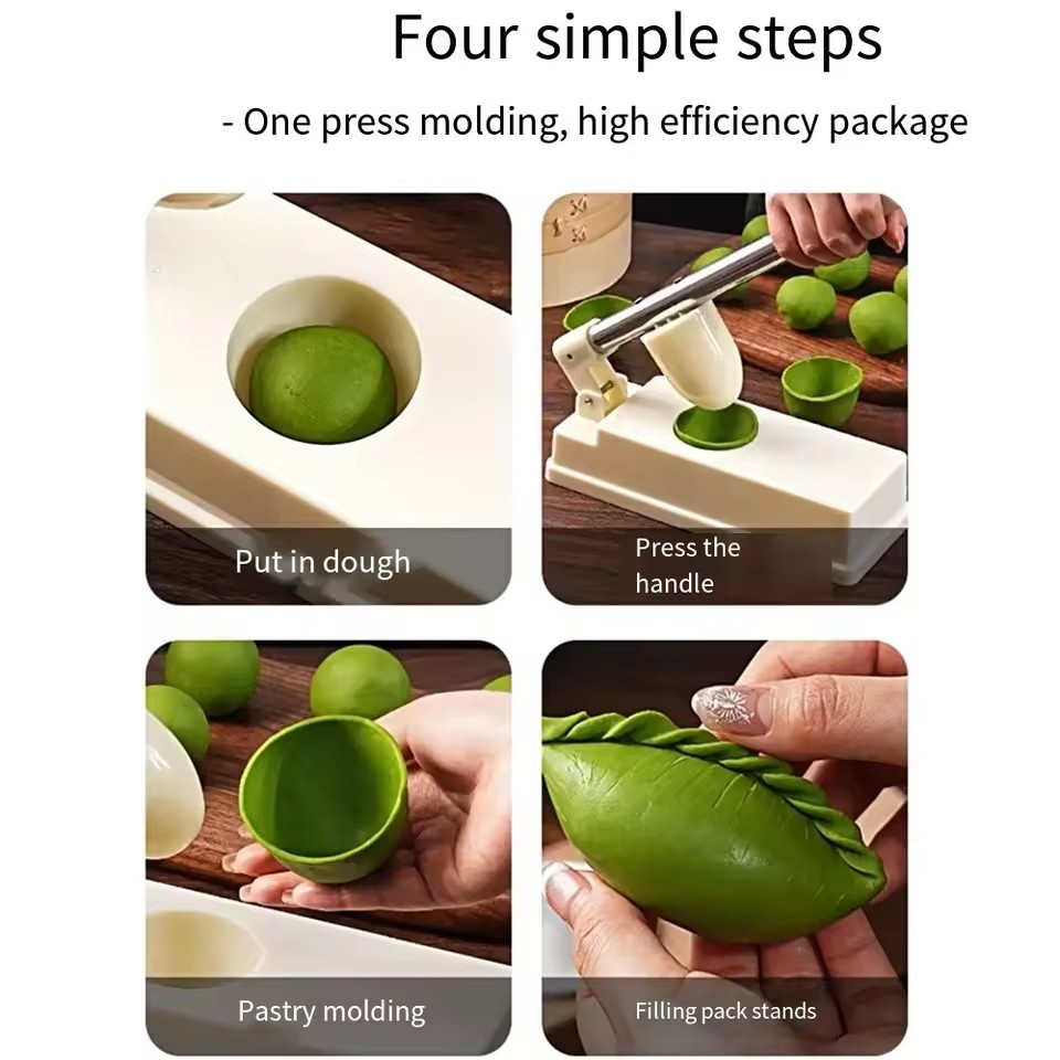 Hand Press Sweet Green Rice Ba - Dumpling Press Set のレビューと価格