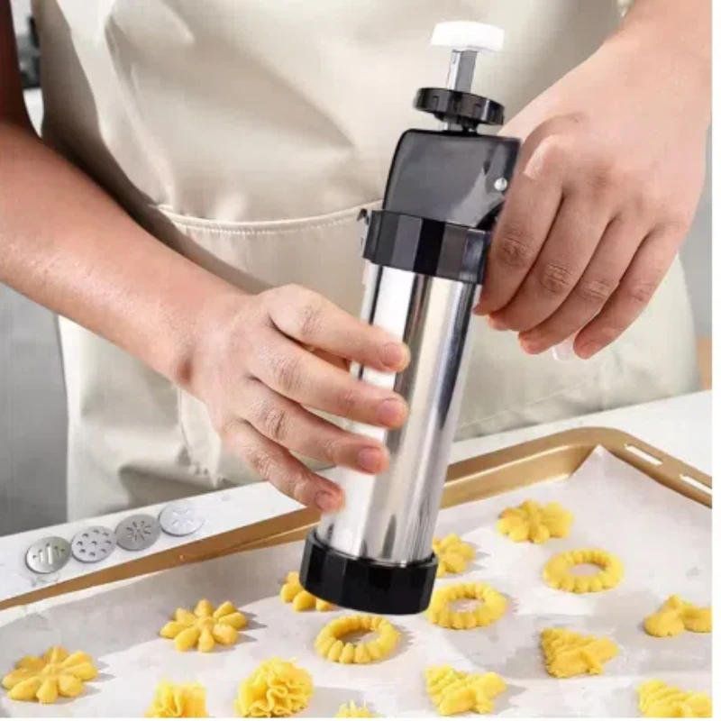 Cookie Press Gun Kit Stainless - Churros Maker Gun のレビューと価格