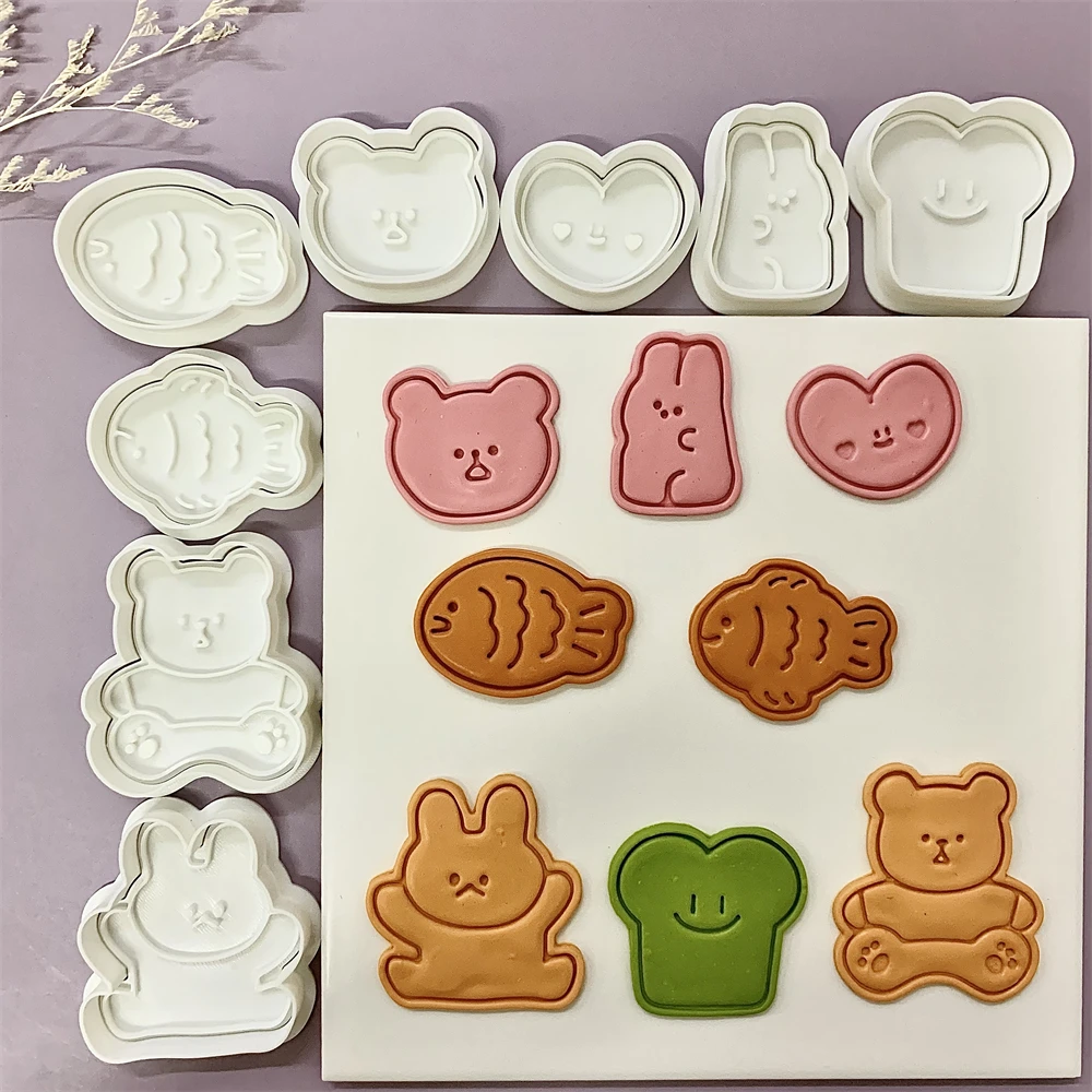 Cute Animal Cookie Embossing S - Bunny Cake Mold のレビューと価格