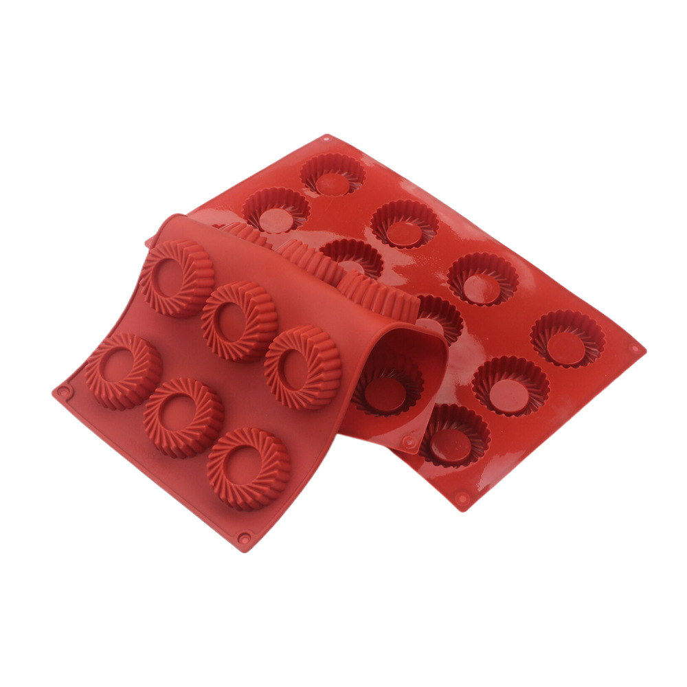 12 Holes Circular Vortex Shape - Donut Mold Silicone のレビューと価格