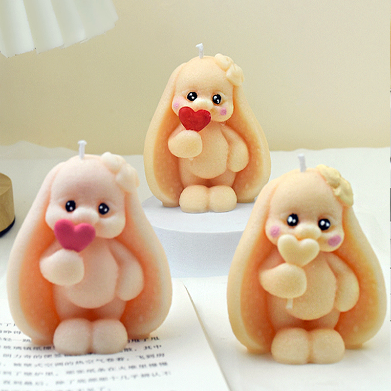 3D Long-eared Rabbit Silicone  - Bunny Cake Mold のレビューと価格