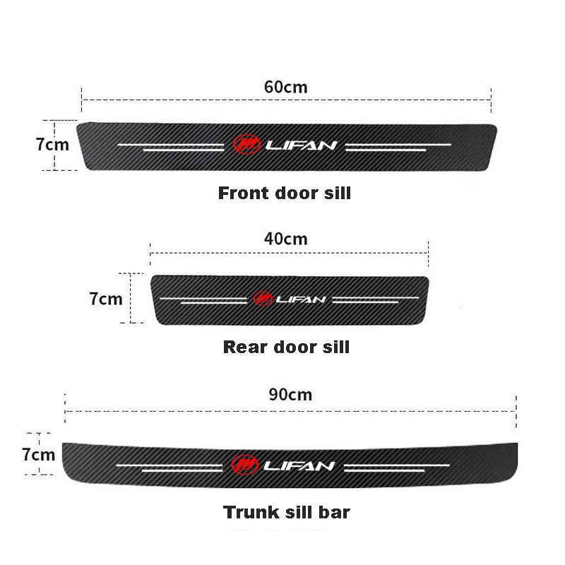 Car Door Threshold Scuff Plate - Crepe Pan Carbon のレビューと価格