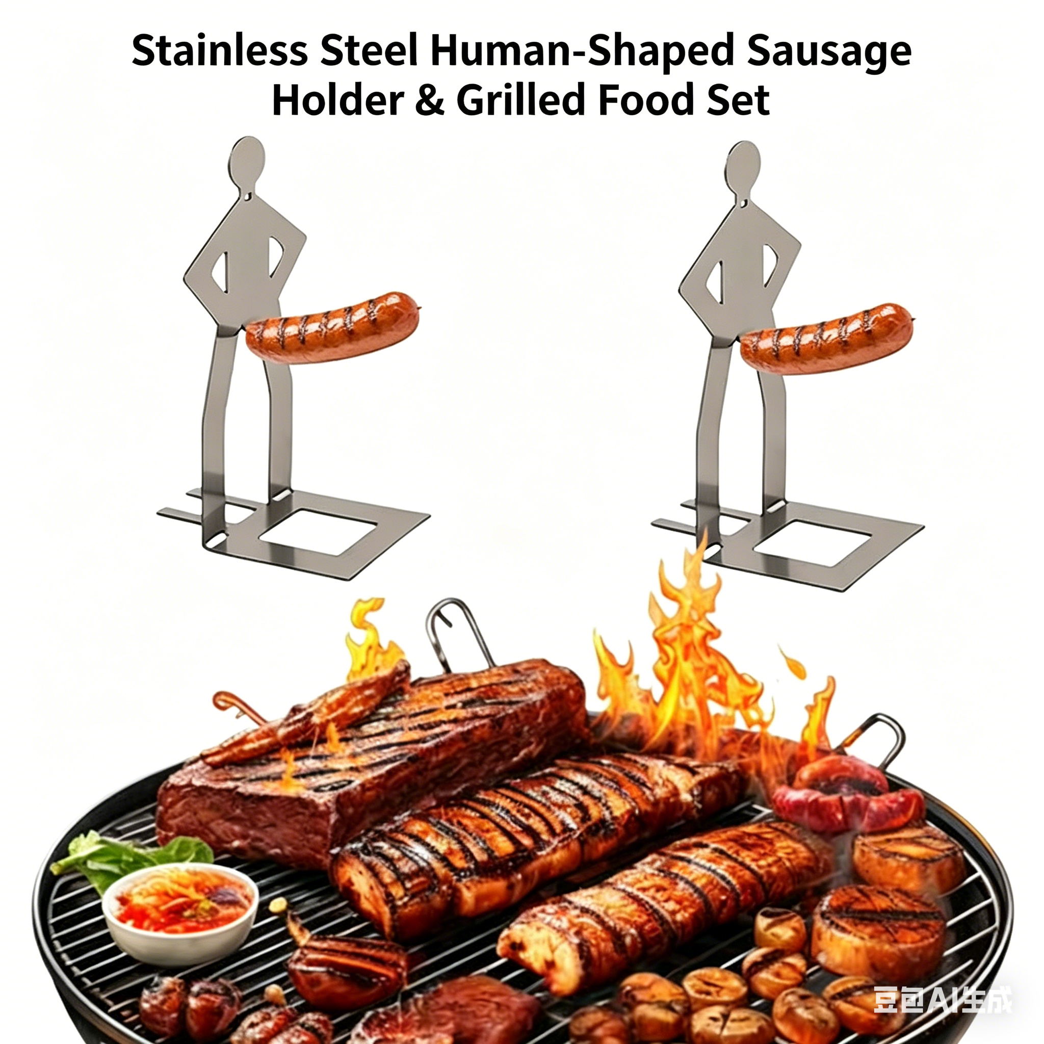 Stainless Steel BBQ Sausage Ho - Hot Dog Press のレビューと価格