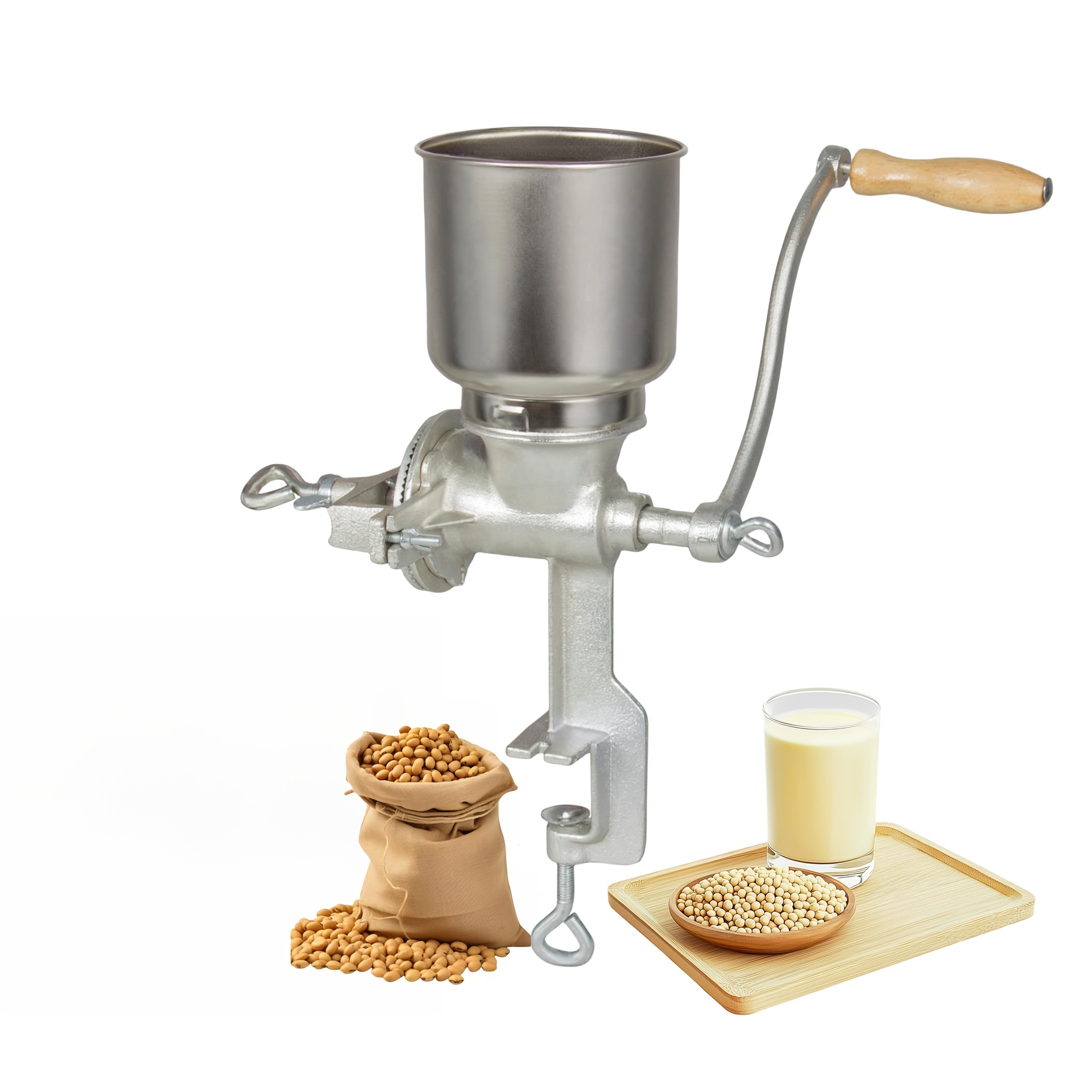 High Hopper Grain Mill Cast Ir - Cast Iron Corn のレビューと価格