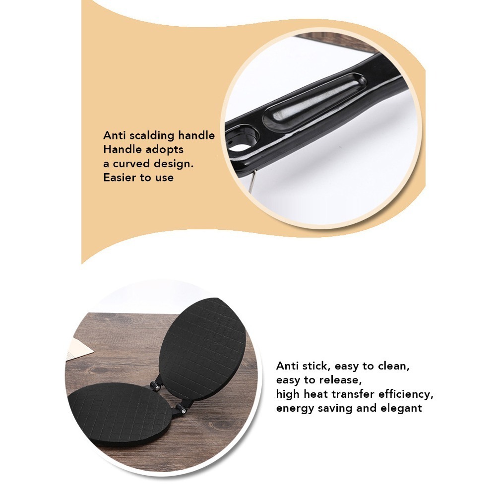 Non Stick Egg Roll Press Alumi - Egg Waffle Pan のレビューと価格