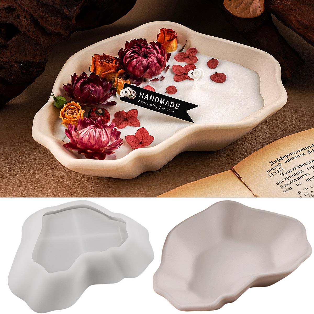 Irregular Candle Bowl Silicone - Potsticker Mold のレビューと価格