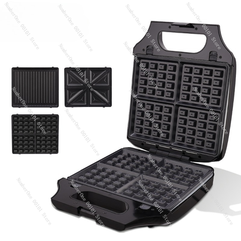 Household Small Multipurpose 3 - Egg Waffle Pan のレビューと価格