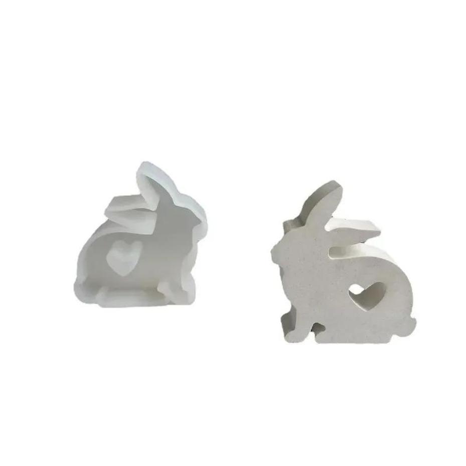 1Pcs Heart Shaped Bunny Silico - Bunny Cake Mold のレビューと価格