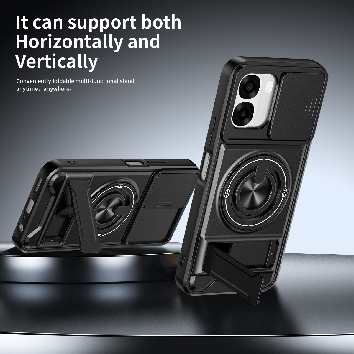 Armor Phone Case For Oppo A6x  - Taco Stand Holder のレビューと価格