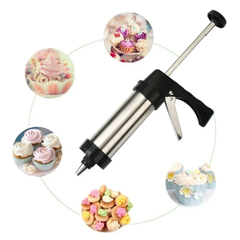 Cookie Press Gun Kit Stainless - Churros Maker Gun のレビューと価格