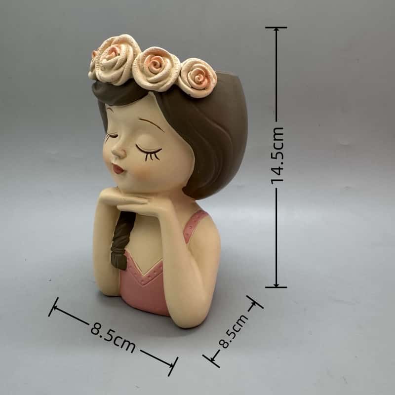 Cute girl flower pot silicone  - Potsticker Mold のレビューと価格