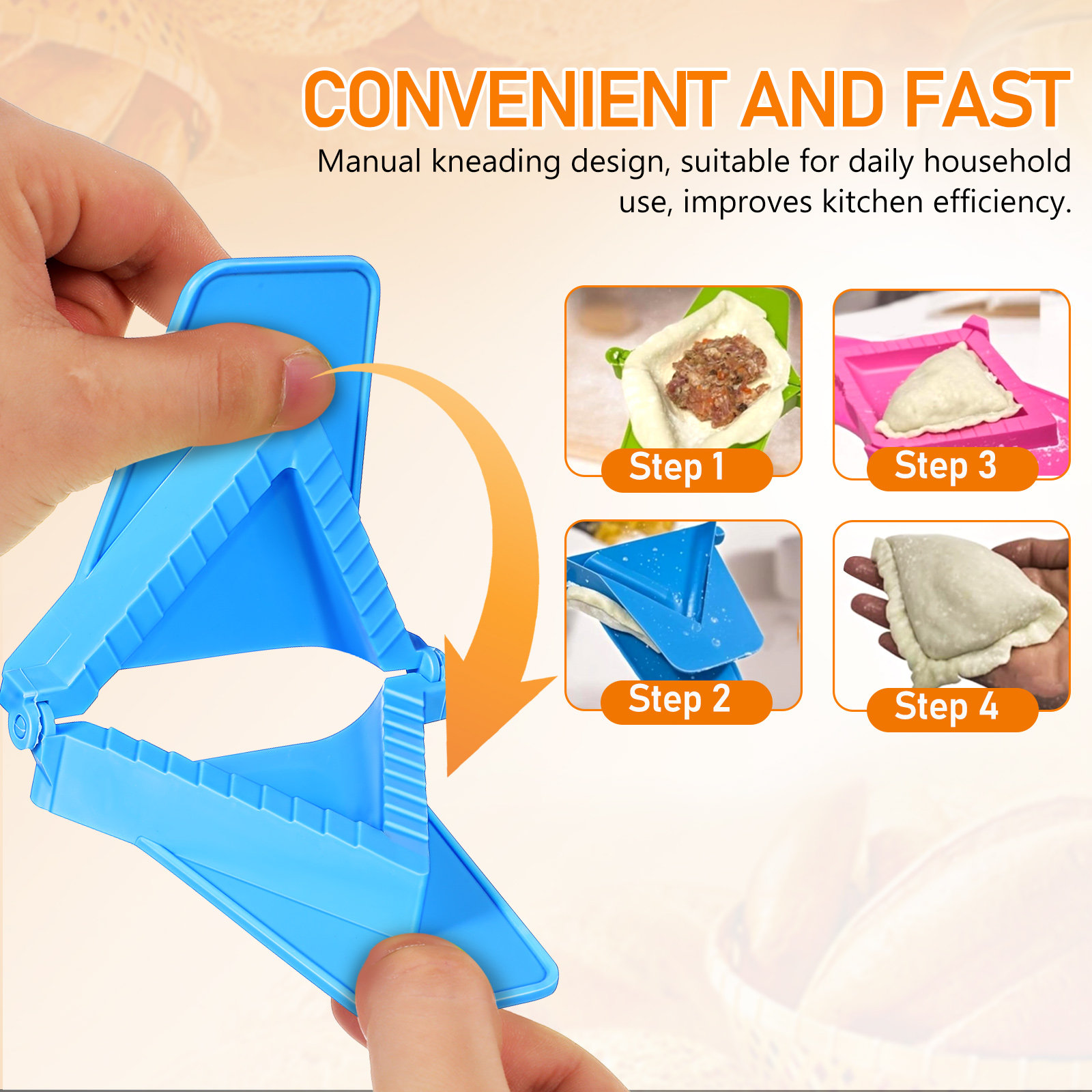 3Pcs Dumpling Mold Plastic Set - Dumpling Press Set のレビューと価格