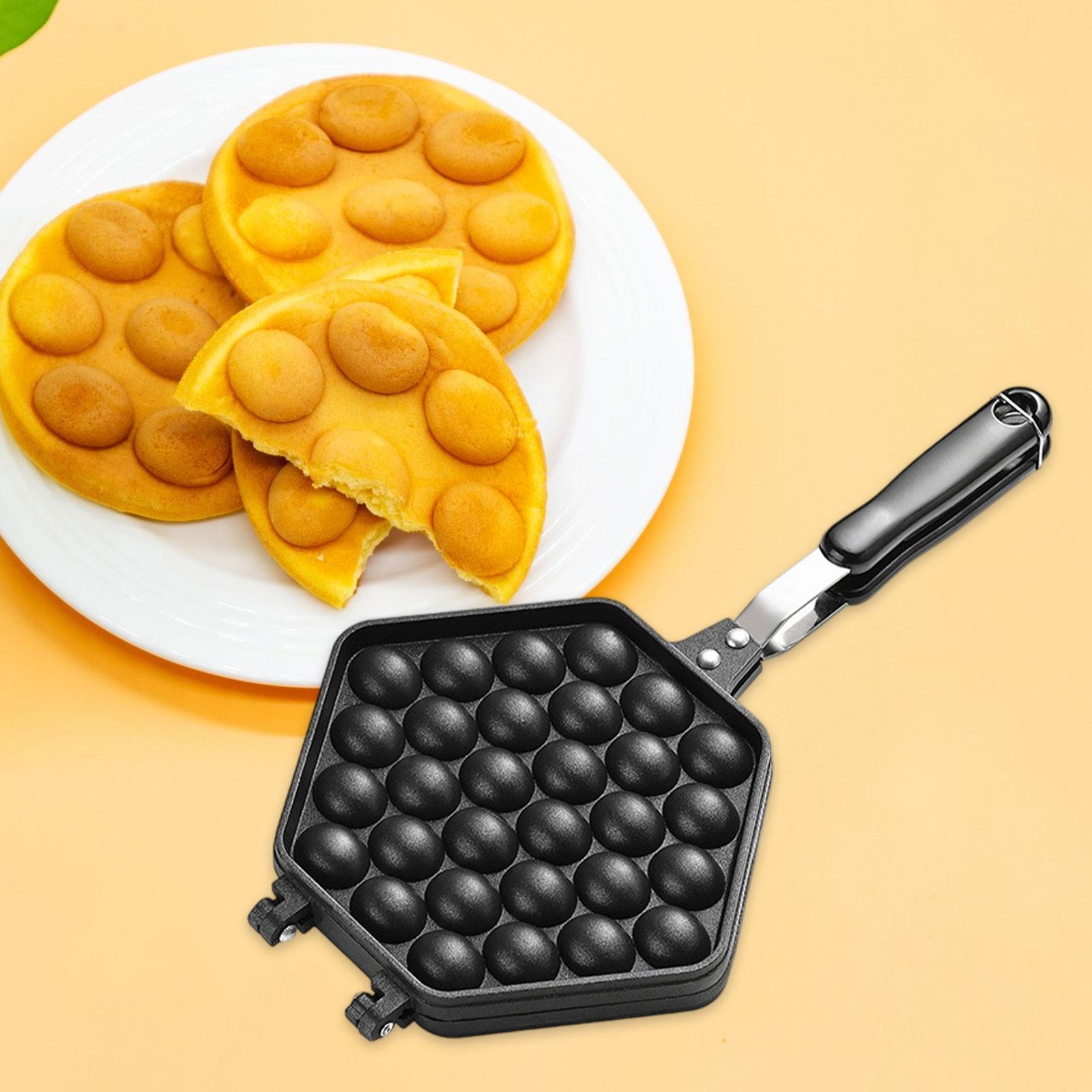 Bubble Waffle Maker Pan Homema - Egg Waffle Pan のレビューと価格