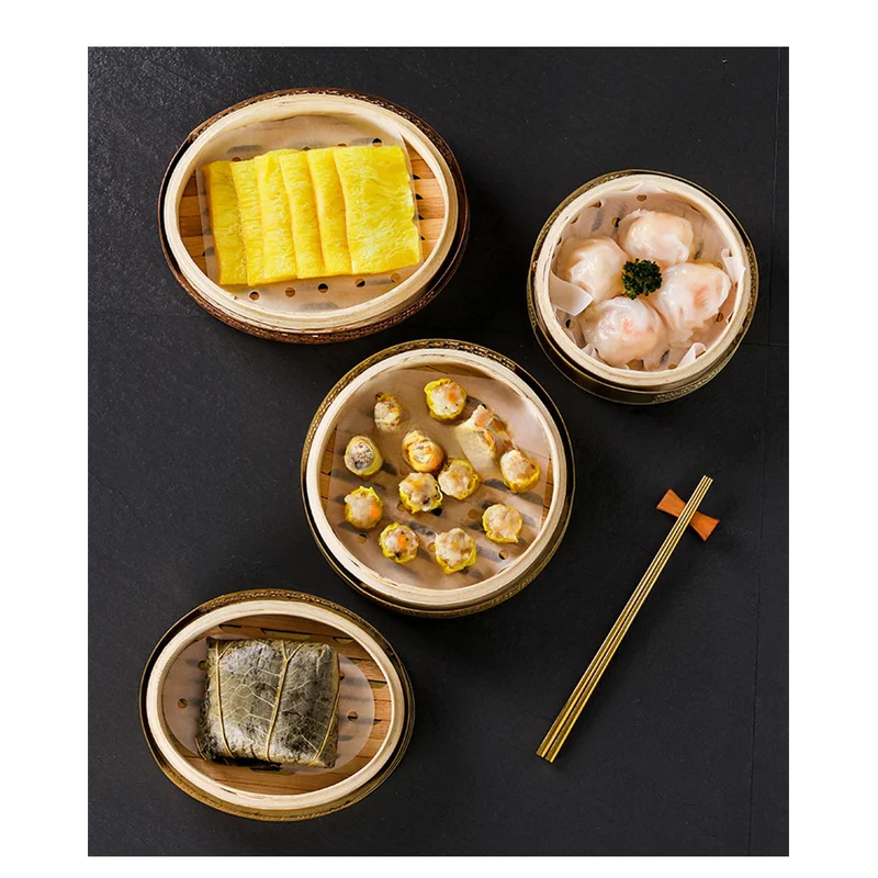 Chinese Bamboo Dimsum Lid Dump - Bao Steamer Bamboo のレビューと価格