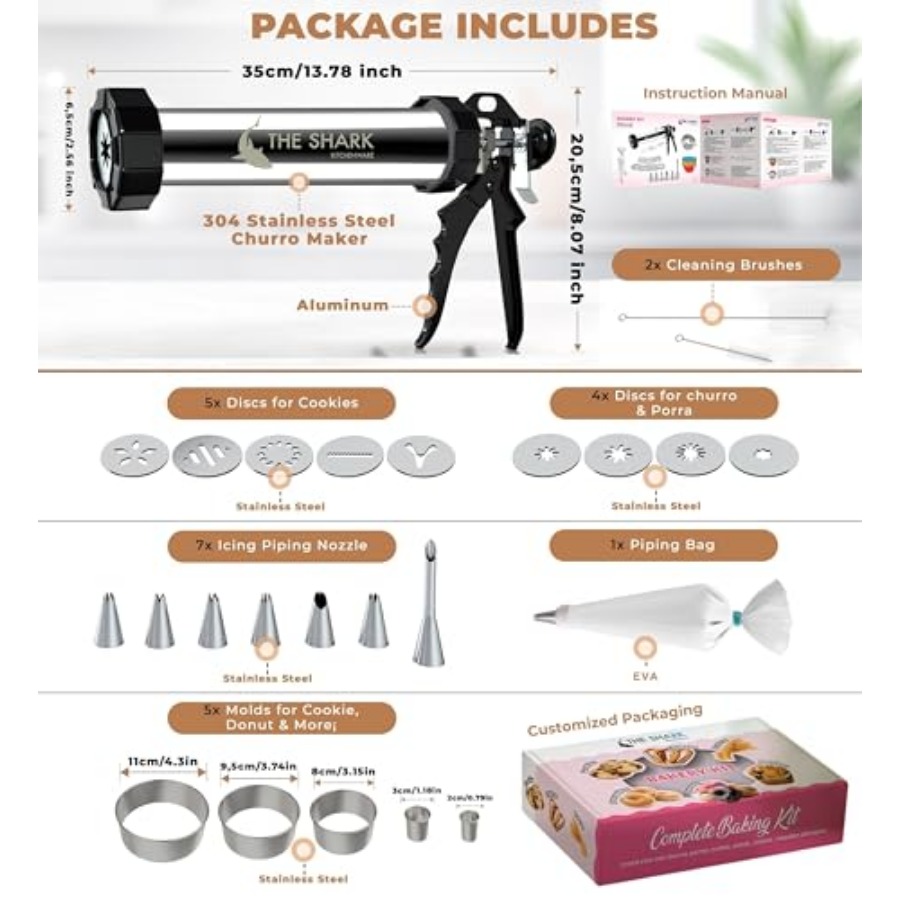 Churro Maker Machine and Sprit - Churros Maker Gun のレビューと価格