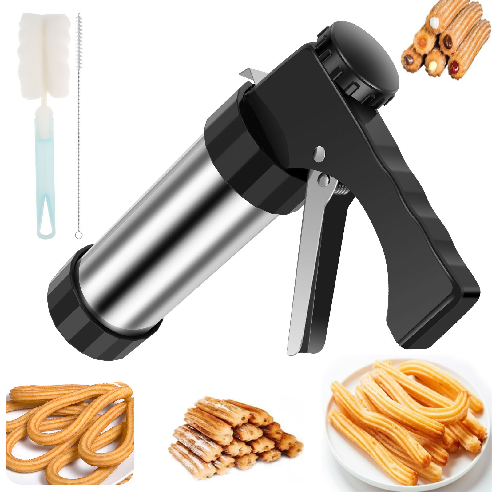 Churro Maker Machine Cookie Pr - Churros Maker Gun のレビューと価格