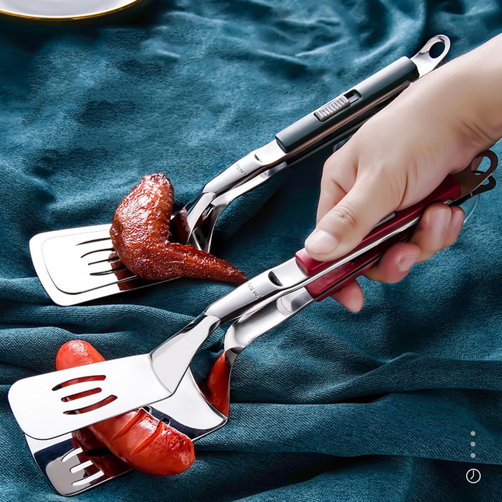 Stainless Steel Spatula Tongs  - Okonomiyaki Spatula のレビューと価格