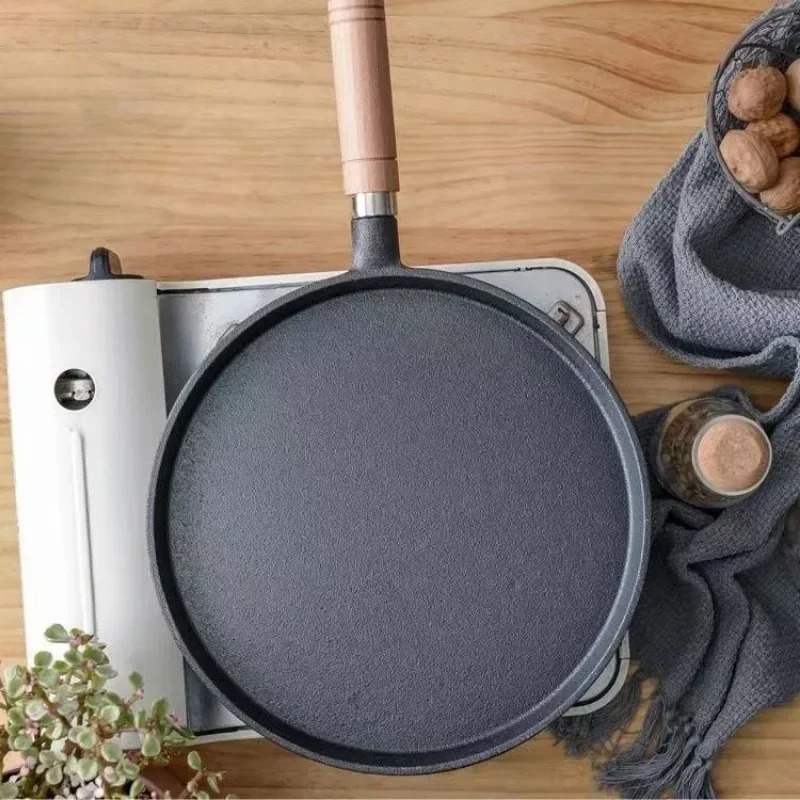 2026 Thick cast iron flat bott - Danish Pancake Pan のレビューと価格