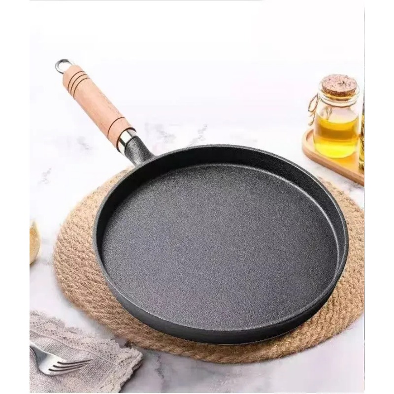 2026 Thick cast iron flat bott - Danish Pancake Pan のレビューと価格