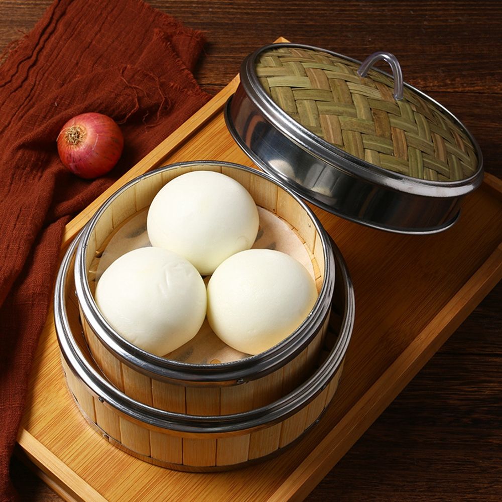 Dim Sum Bao Buns Woven Bamboo  - Bao Steamer Bamboo のレビューと価格