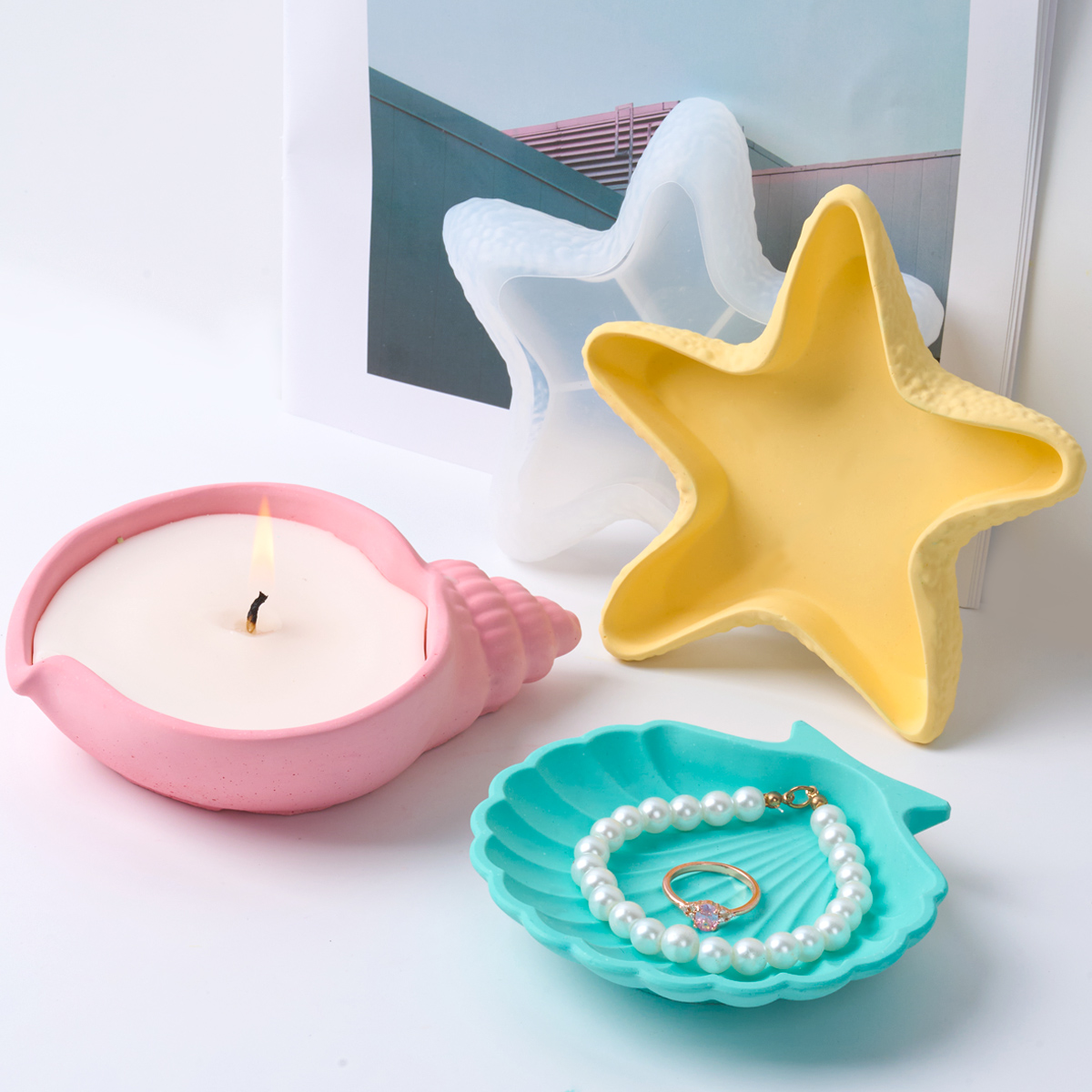 DIY Concrete Starfish Starage  - Potsticker Mold のレビューと価格