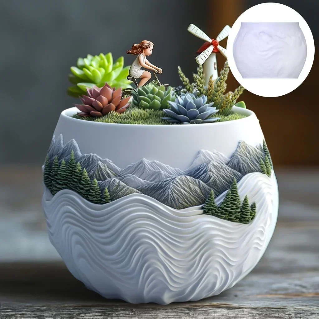Mountain relief succulent plan - Potsticker Mold のレビューと価格