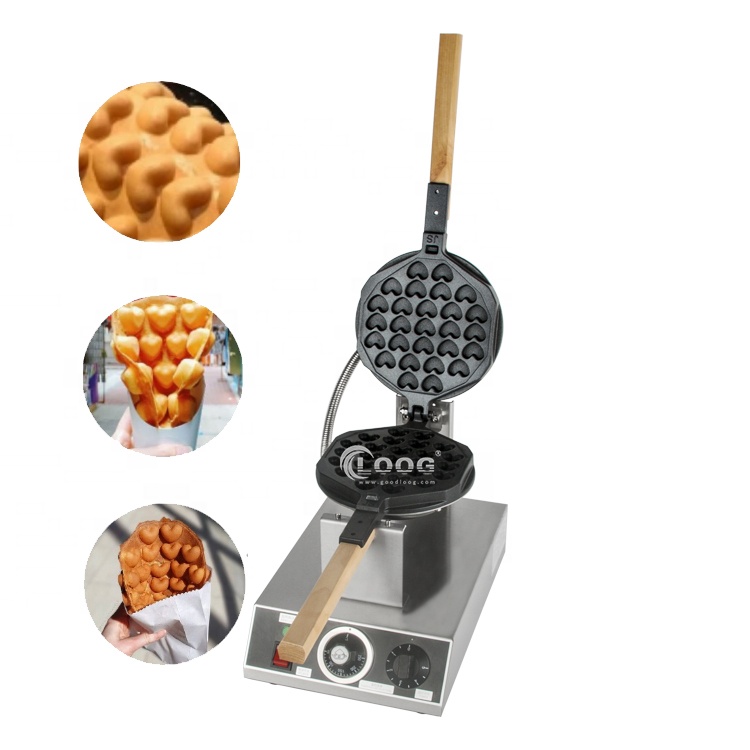 110V 220V Electric Heart Shape - Egg Waffle Pan のレビューと価格