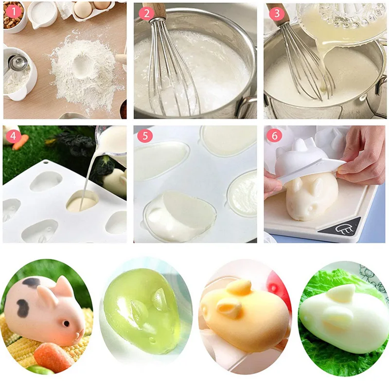 Silicone 3D Bunny Rabbit Cake  - Bunny Cake Mold のレビューと価格
