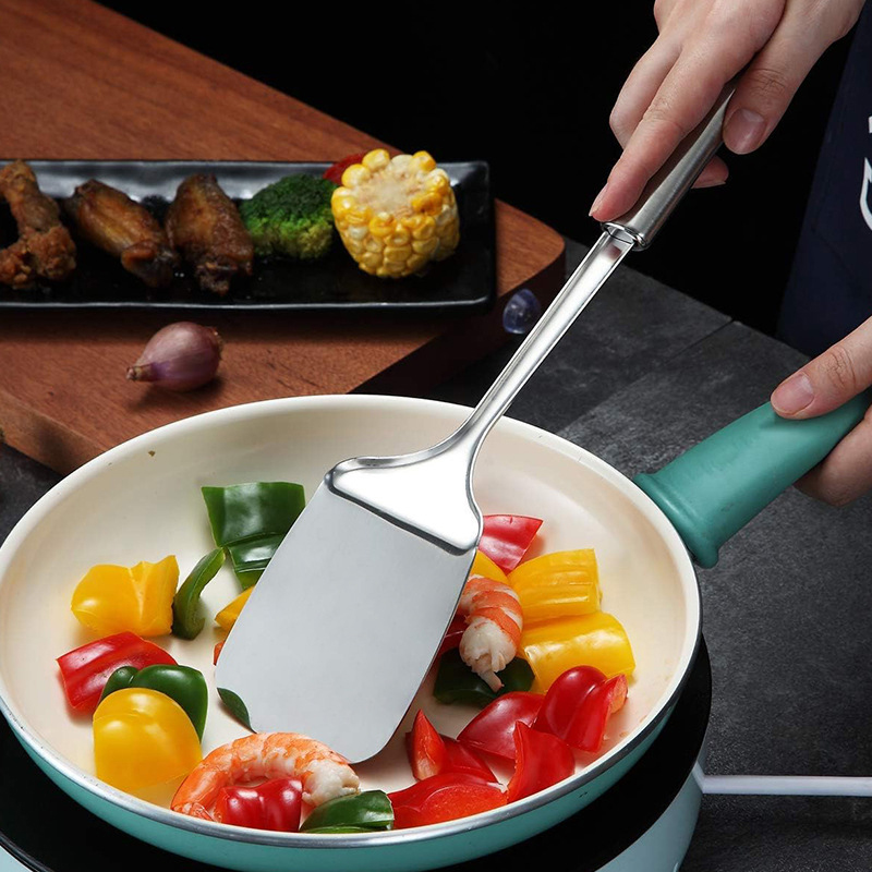 Stainless Steel Turner Long Ha - Okonomiyaki Spatula のレビューと価格