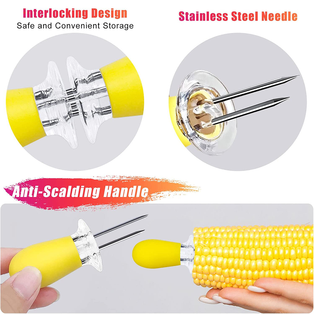 LMETJMA 12pcs/set Corn Holders - Corn Dog Stick のレビューと価格