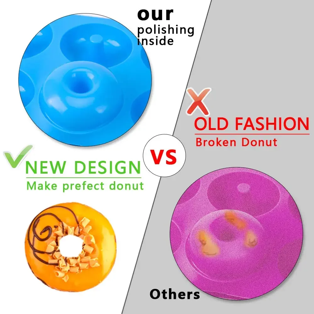 1/2pcs Silicone Muffins Donut  - Donut Mold Silicone のレビューと価格