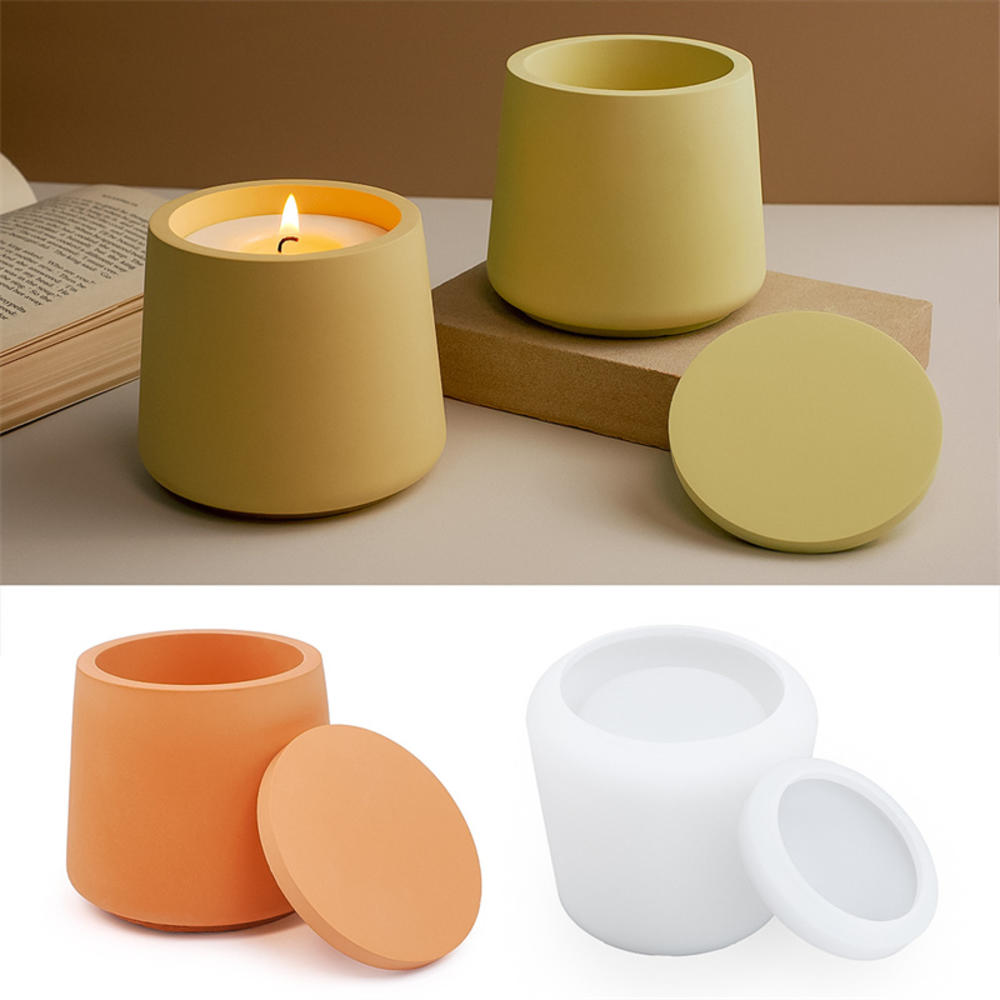 Candle Jar Silicone Mold With  - Potsticker Mold のレビューと価格