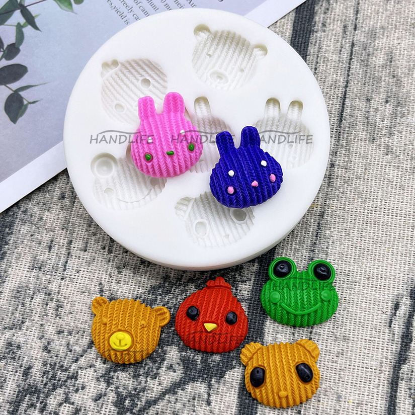 Cute Bear Chick Rabbit Frog Si - Bunny Cake Mold のレビューと価格