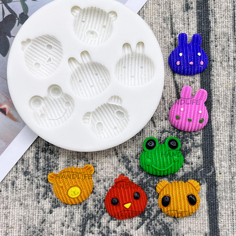Cute Bear Chick Rabbit Frog Si - Bunny Cake Mold のレビューと価格