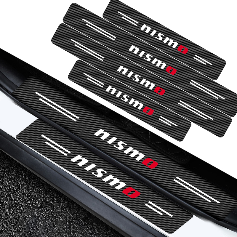 4Pcs Car Door Threshold Carbon - Crepe Pan Carbon のレビューと価格