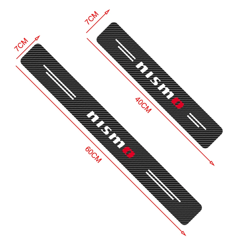 4Pcs Car Door Threshold Carbon - Crepe Pan Carbon のレビューと価格