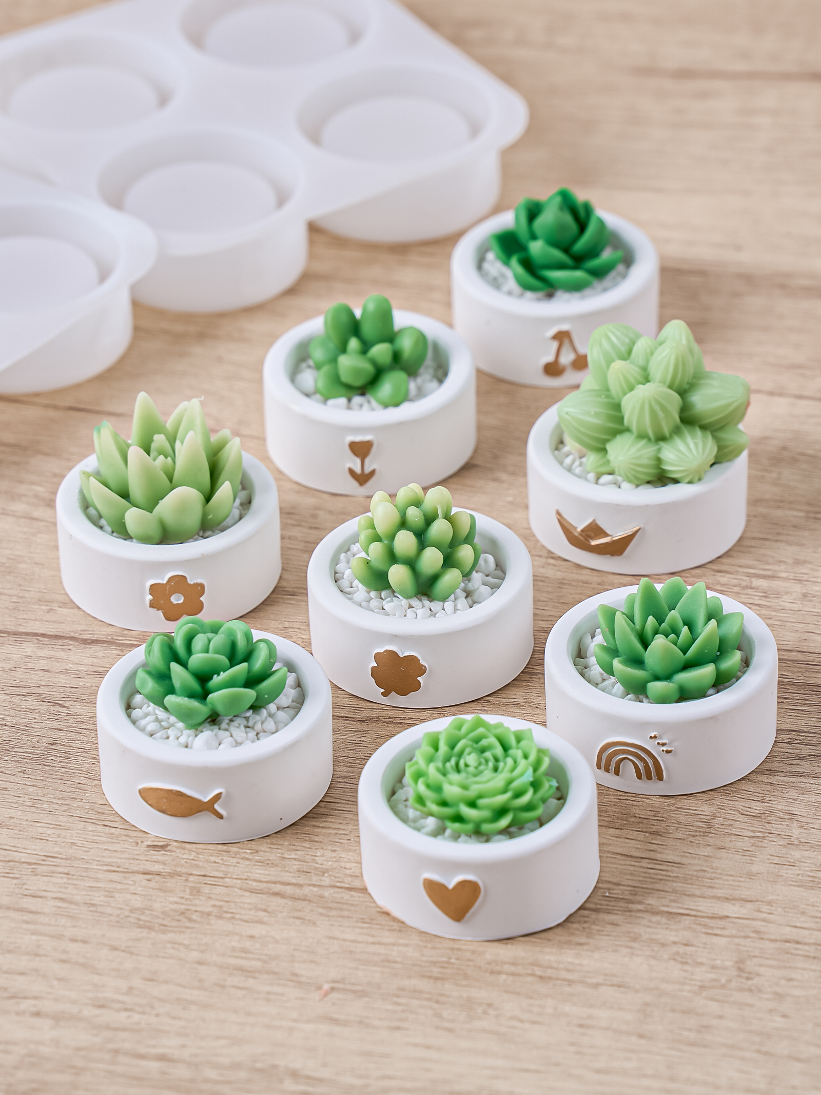 Round Candle Cup Holder Silico - Potsticker Mold のレビューと価格