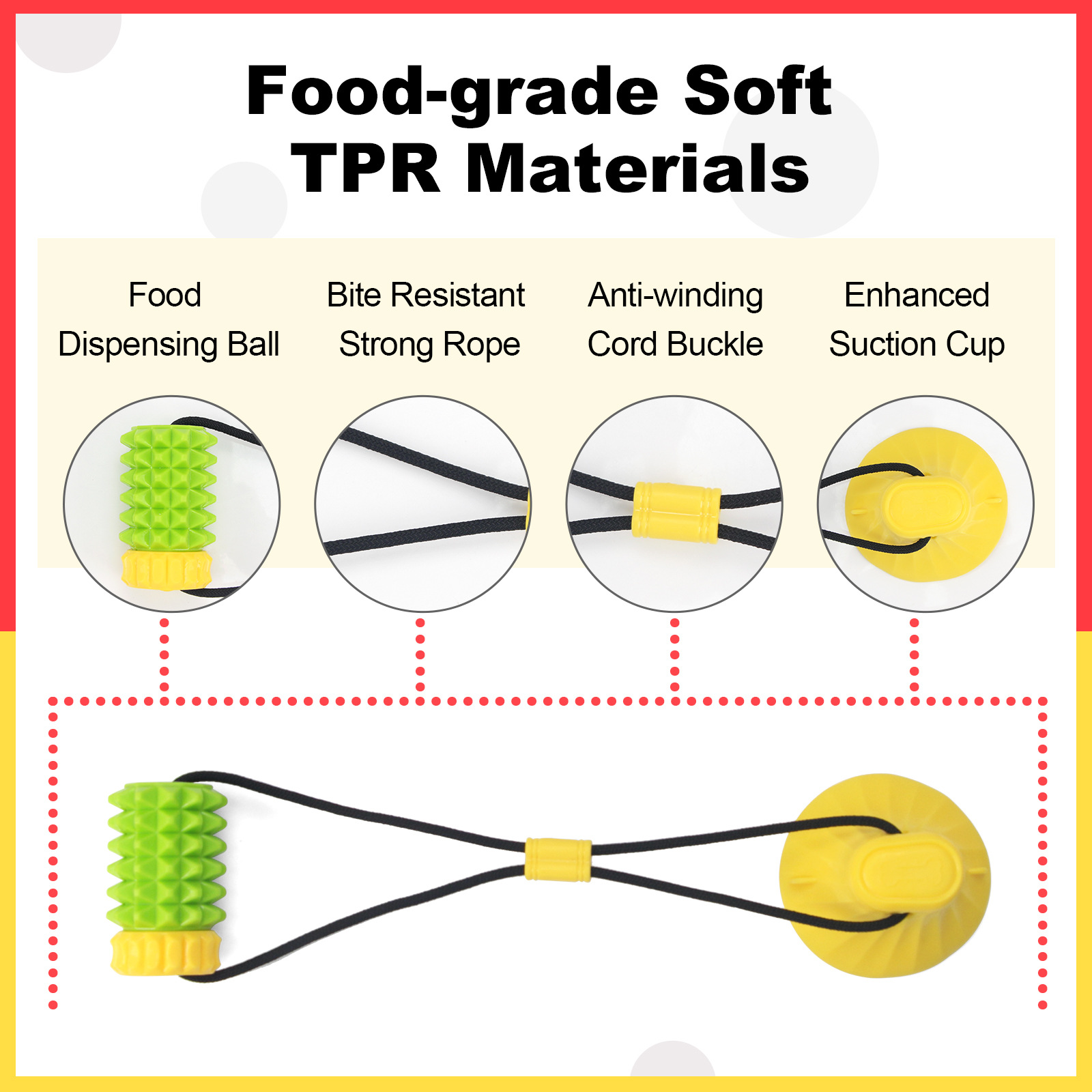 Simulated Corn Cob TPR Dog Toy - Corn Dog Stick のレビューと価格