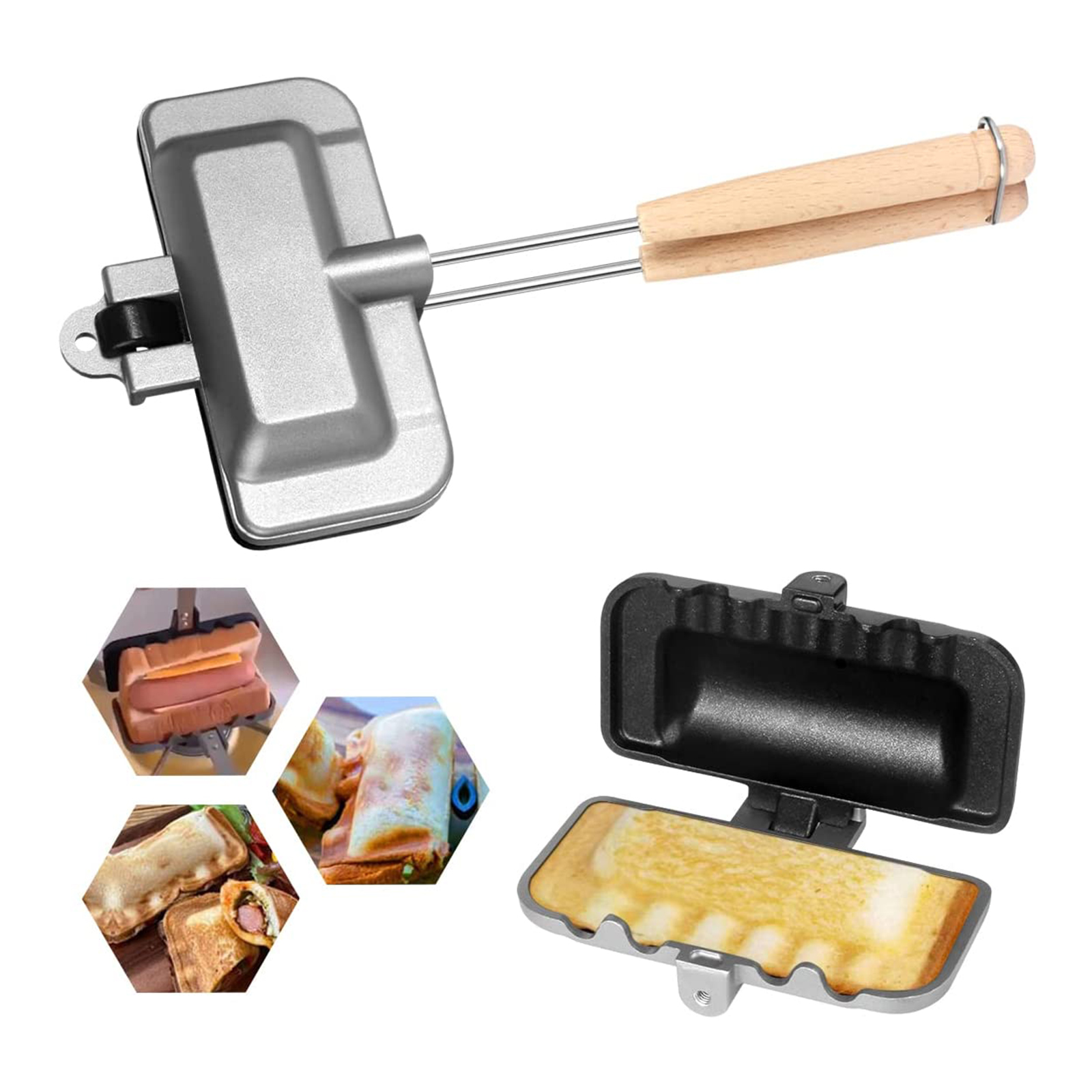 Double-Sided Sandwich Pan Non  - Hot Dog Press のレビューと価格