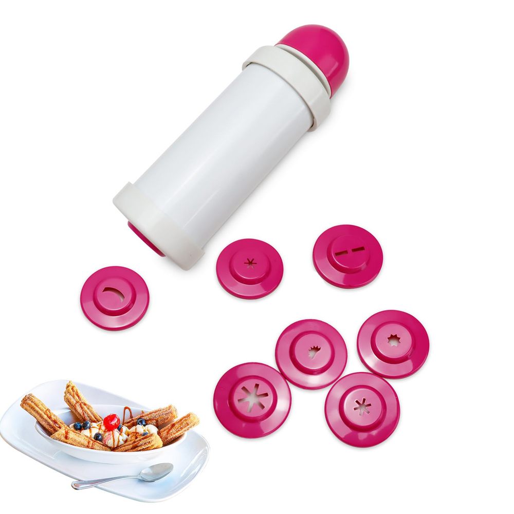 DIY Manual Cookie Press Maker  - Churros Maker Gun のレビューと価格