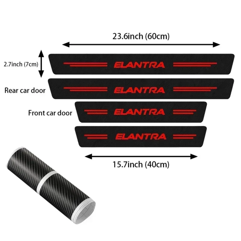 Car Front Rear Door Threshold  - Crepe Pan Carbon のレビューと価格