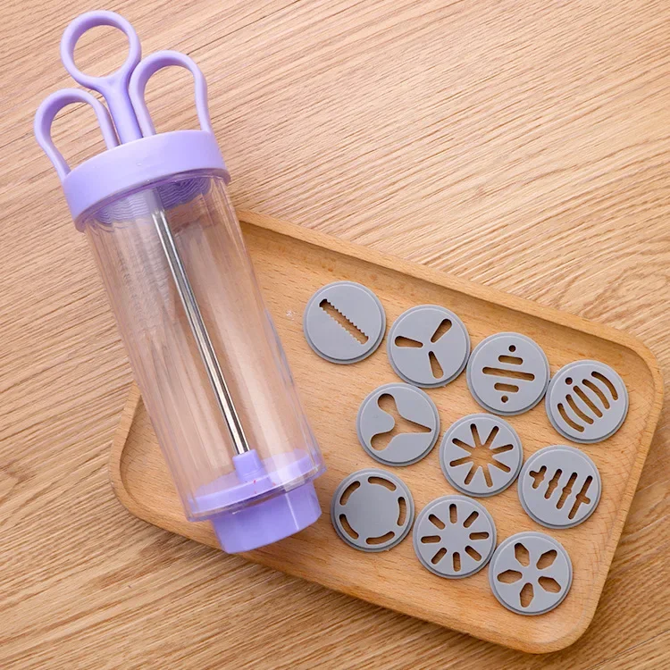 DIY Manual Cookie Press Maker  - Churros Maker Gun のレビューと価格