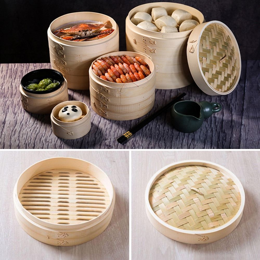 Chinese Steamer Basket Bamboo  - Bao Steamer Bamboo のレビューと価格